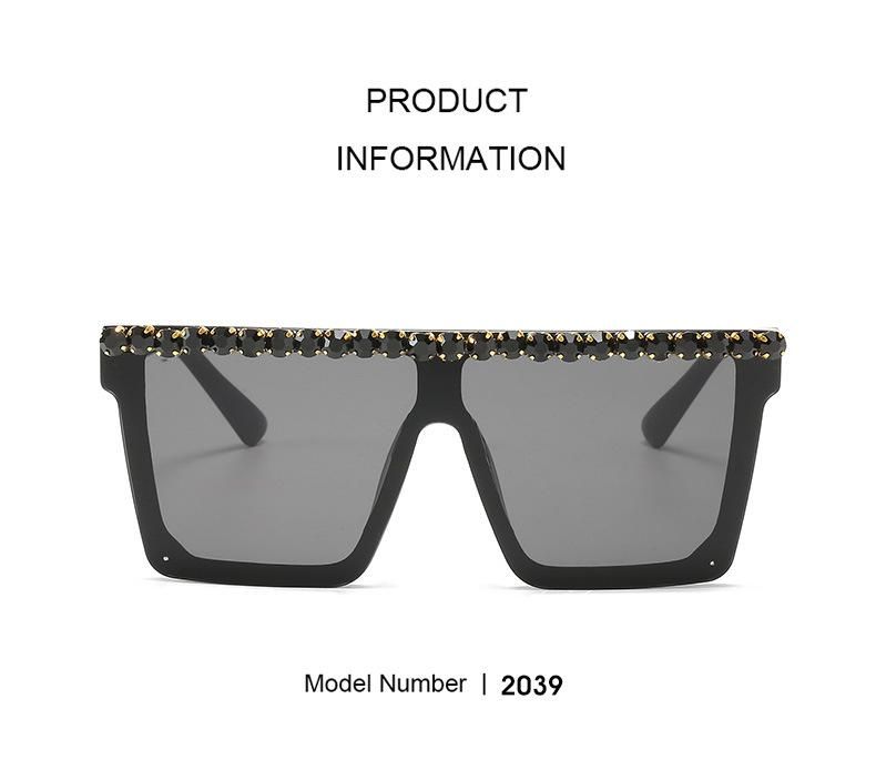 2020 One Piece Diamond Fashion Sunglasses