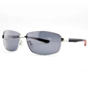 High Quality Fashion Men Metal Polarized Sport Sunglasses (14108)
