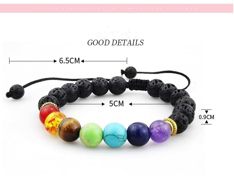 Top Selling Colorful Natural Stone Beaded Peaceful Easy Feeling Bracelet