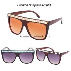 Plastic Women Sunglass, Mosaic Eyebrow (UV, FDA, CE) (M6061)