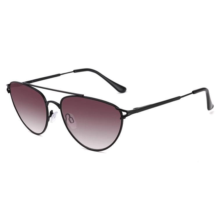 2019 Designer Style Cat Eye Metal Sunglasses