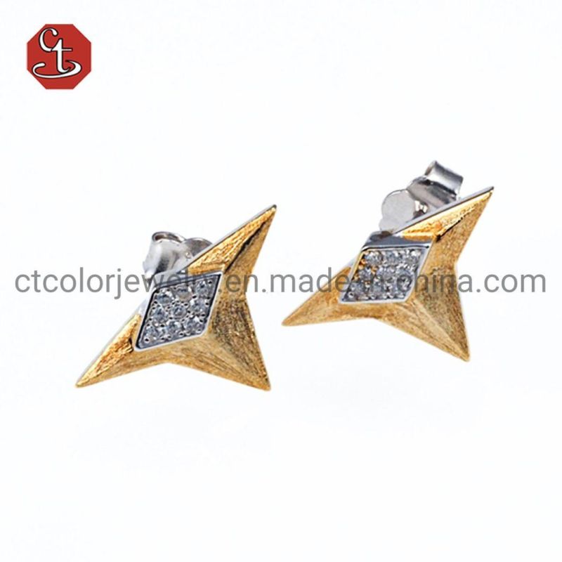 Fashion Jewelry Design Jewellery 18 Gold Plated Adjustable 925 Silver Ring