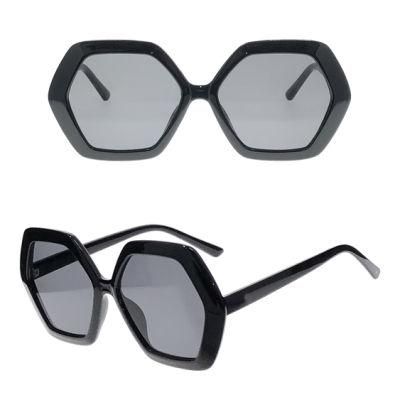 Polygon Frame Oversize Fashion Sunglasses