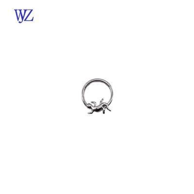 2022 New Design Jewelry Circular Earrings with Titanium Steell and Customized Logo