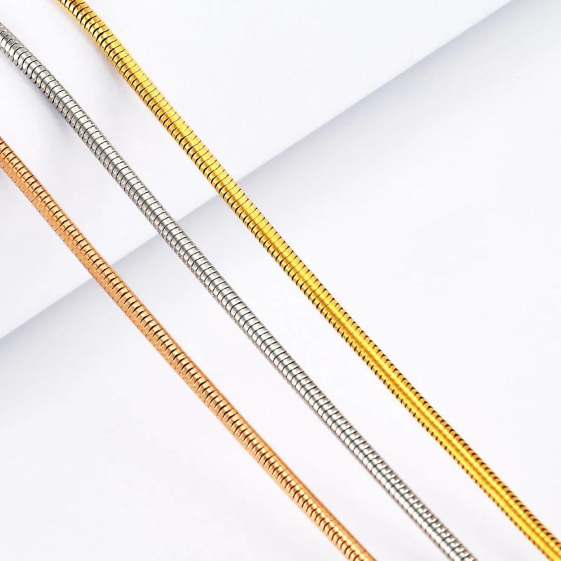 Hot Selling Fashion Street Wear Layered Necklace Gold Layering Paperclip Chain Choker for Women Stainless Steel Jewelry