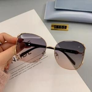 2021 New Metal Frame Sun Glasses Special Shaped Oversized Sunglass