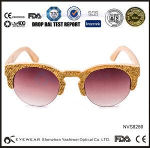 Half Rim Brand New Wood Sunglasses CNC