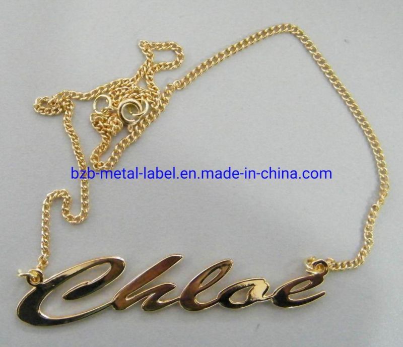 Metal Necklace Pendant for Accessories Handbag Bottle Necklace Docoration for Jeans Customization Souvenir Gift Present Bracelet