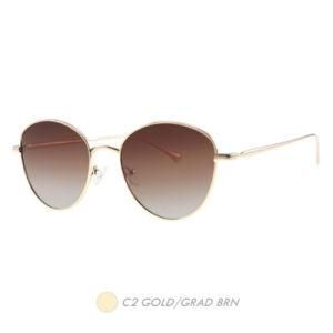 Metal Polarized Sunglasses, Two Bridge Police Fashion Frame M9003-02