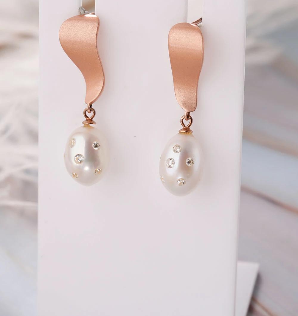 Fashion Accessories Pearl Earrings Trendy Women 2022 Factory Wholesale Fashion Jewelry Beauty Charm Fine 18K Gold Plated Earrings
