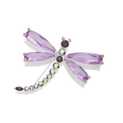 Fashion Multicolor Rose Gold Rhinestone Animal Bee Dragonfly Crystal Brooch Pins