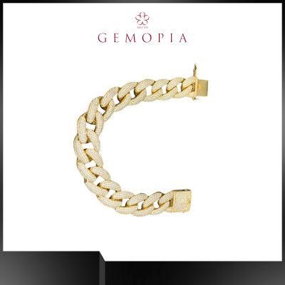 Fashion Custom Jewellery Hip Hop Style Chain Jewelry Bracelet for Men
