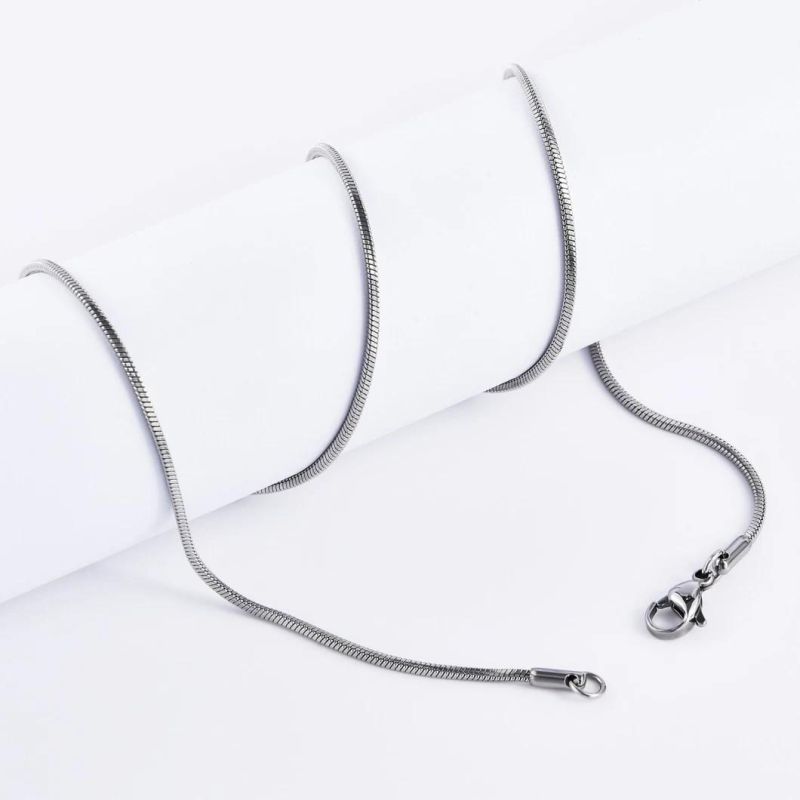 Factory Supplier Fashion Soft Square Snake Anklet Gold Plated Stainless Steel Jewellery Chain Jewelry Necklace Bracelet for Fancy Accessories Design