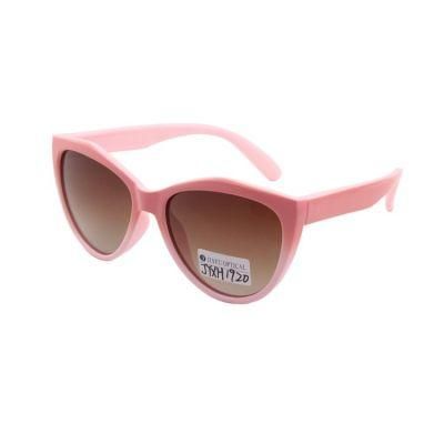 Custom Logo Cute Soft Tpee Flexible Girls Fashion Children&prime;s Sunglasses