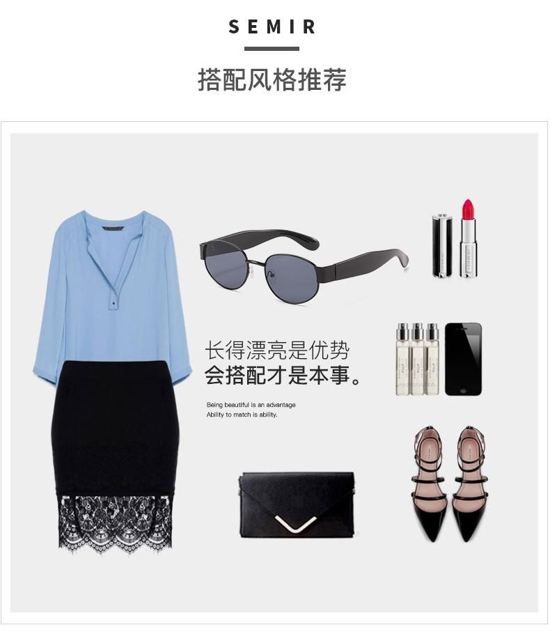 Oval-Shaped Sunglasses Color Len Fashionable Popular and Hot-Selling Items Sunglasses.