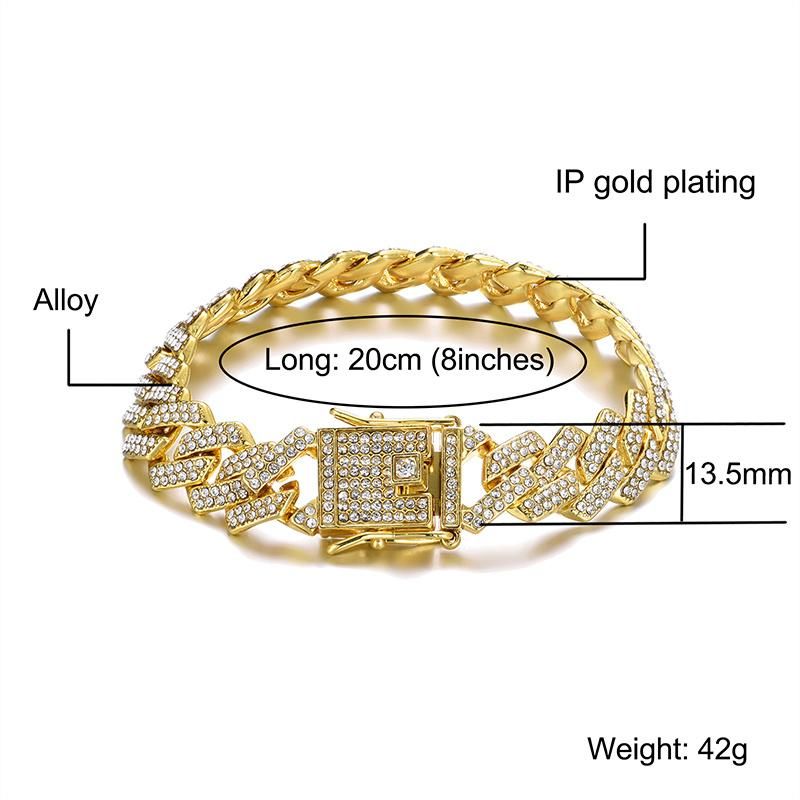 Simple Chain Jewelry Delicate Zircon Copper Charm Bracelet