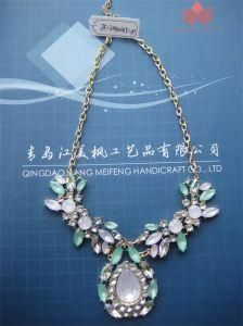 Latest Design Crystal Women Necklace Sets 2014/Natural and Fresh Style Full of Youthful Spirit