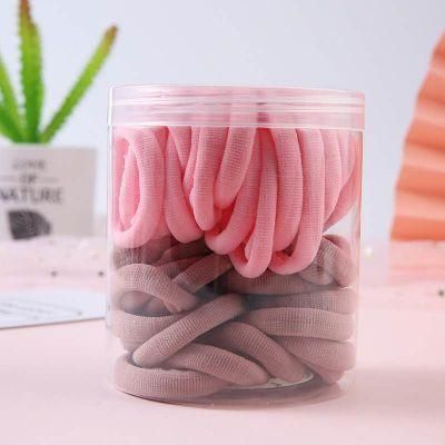 50PCS/Box Elastic Hair Tie Candy Color Hairbands for Girl