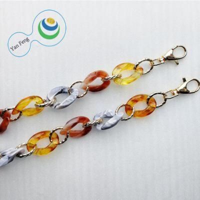 21.5*30mm Fashion New Pure Color Design Series Ornament Chain Plastic Chain Bag Accessories (YF304-19)