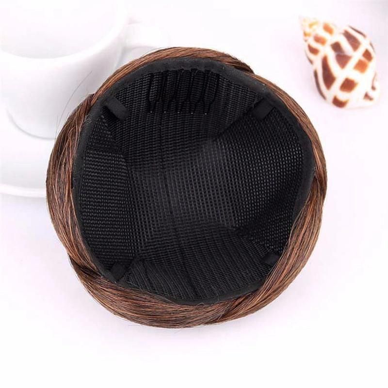 New Novelty Hair Accessories for Women Hair Braided Chignon Synthetic Hair Bun Extensions