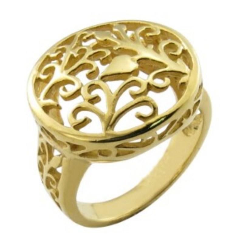 Gold Jewelry Golden Ring Stainless Steel Ring