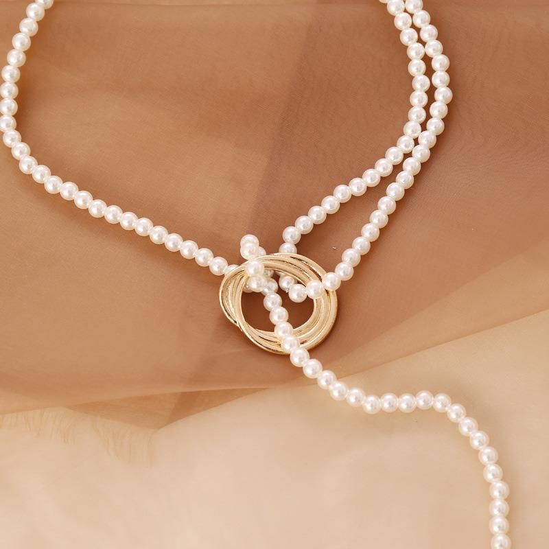 Fancy New Design Fashion Jewellery Women Pendant Necklace Pearl Necklace Women Jewelry