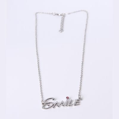 2020 Fashion Jewelry Alloy Pendant Necklace with Smile