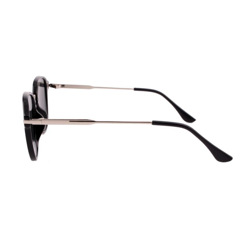 2018 Rounded Fashionable Sunglasses with Metal Mixture