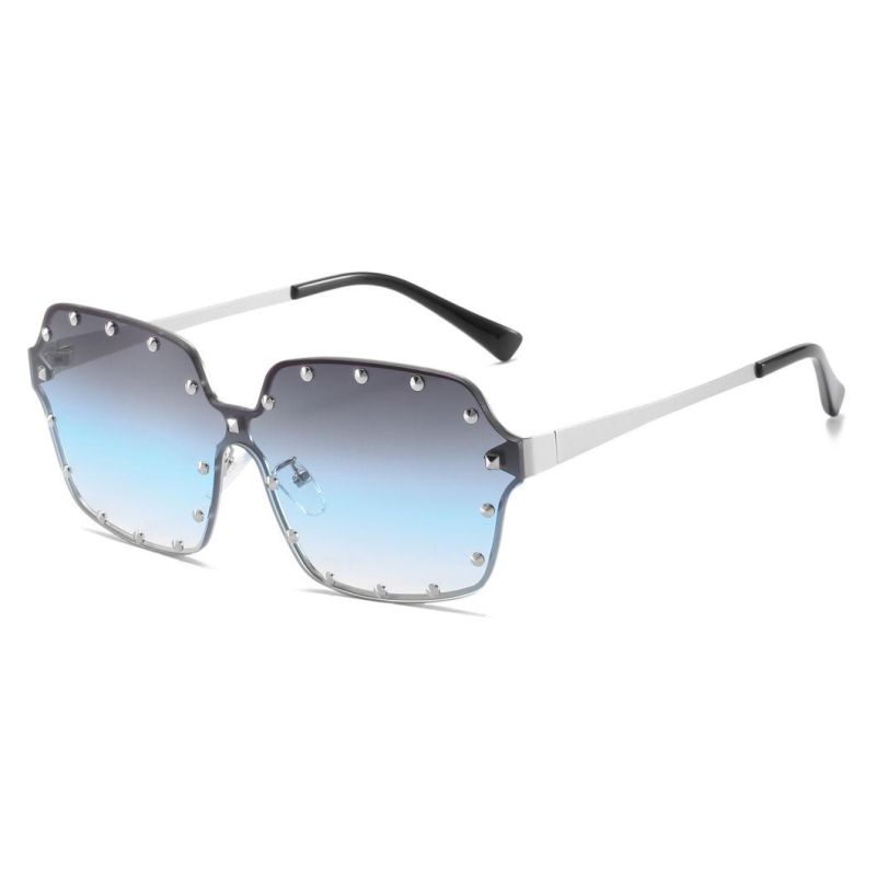 2020 No MOQ Rimless Trendy Fashion Sunglasses with Balls