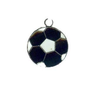 Metal Football Shaped Pendant (PD113)