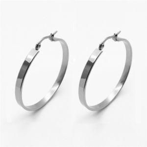 Yongjing Jewelry Stainless Steel Fashion Hoop Earrings (YJ-E0011)