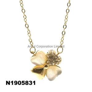 Fashion Chain Jewelry Silver Pearl Necklace Pearl Necklace
