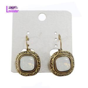 Fashion Jewelry Antique Bronze Plated Clip Earrings for Female Charm Jewelry