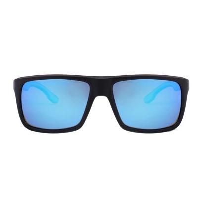 2019 Square Shape Ice Blue Mirror Sports Sunglasses