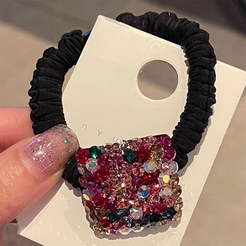 Fashion Hair Accessories Rhinestones Simple Bow Hair Rope