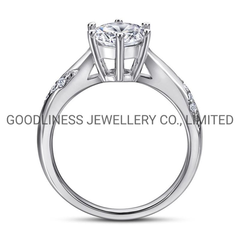 Silver Eternity Wedding Anniversary Promise Engagement Marriage Rings for Women