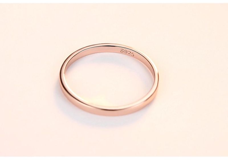 Gold Jewelry Fine Jewelry Small Twining Ring 9K Golden Ring