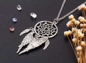Collares Vintage Dream Catcher Leaves Collier Pendant Necklace