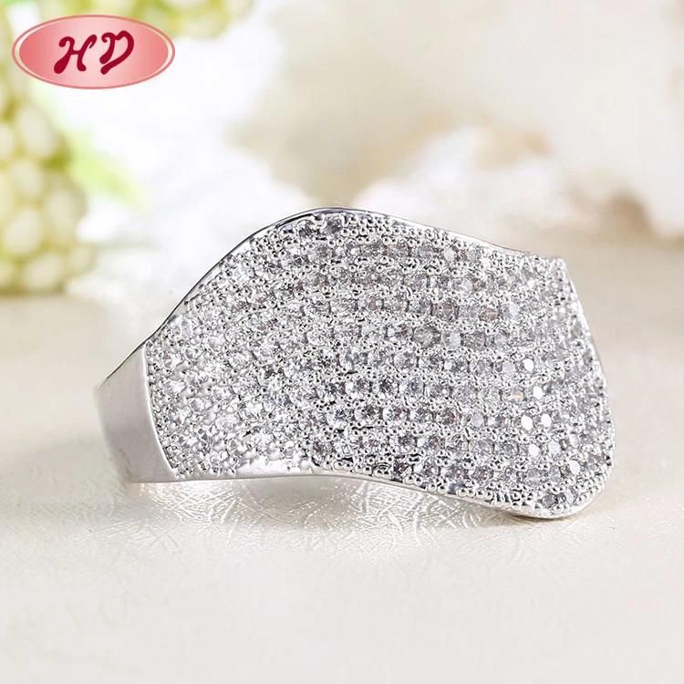 Fancy Jewelry 18K New Design Men Gold Finger Engagement Wedding Diamond Ring