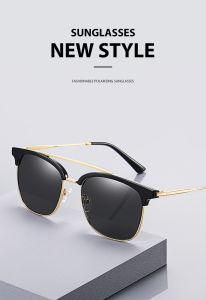 Trendy 2021 Polarized Luxury Sunglasses UV400 Frame Square Cat Sunglass