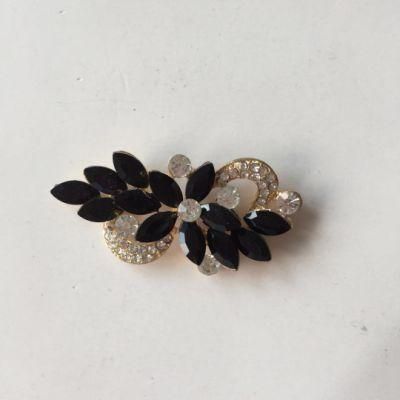 Fashion Brooch with Pearl Crystals Glass for Garment Accessories Decoration
