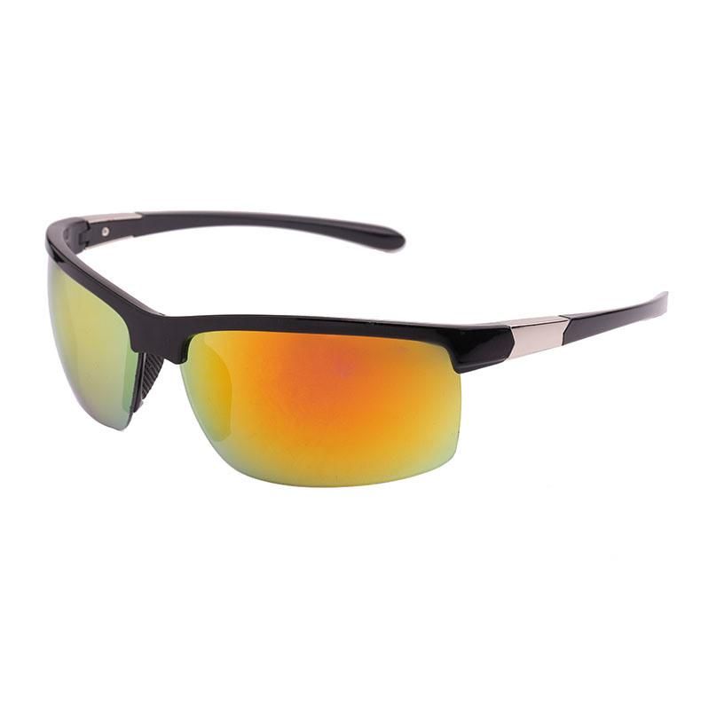 2019 Black Frame Sports Cycling Sunglasses with Metal
