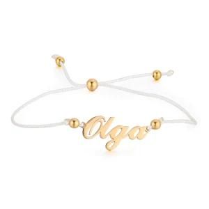 Fashion Design Women Jewelry Stainless steel Letter Rope Bracelet