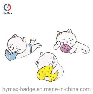 Custom Soft Enamel Cute Cat Collection Metal Enamel Lapel Pins for Souvenir