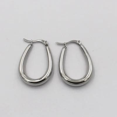 2021 French Metal Style 316L Stainless Steel Earring Jewelry