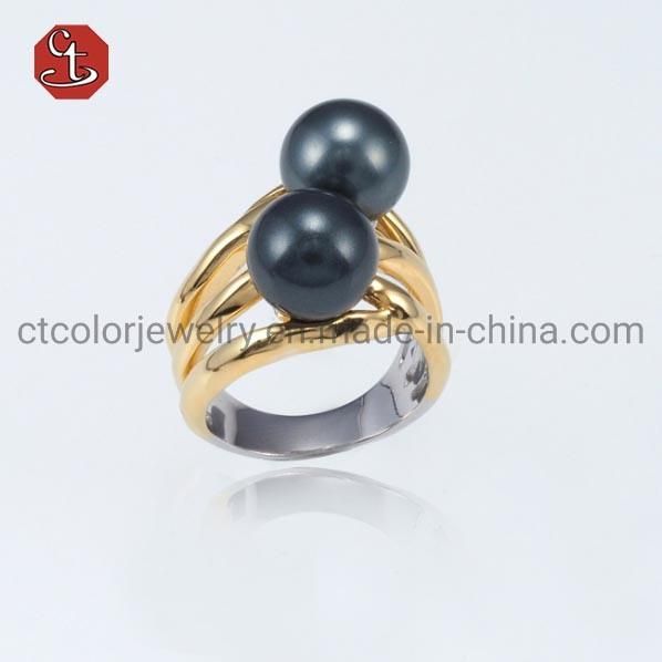 925 silver Three Rings colors White Gold Black Plated Fashion Customer Design Imitation Finger Rings Jewelry