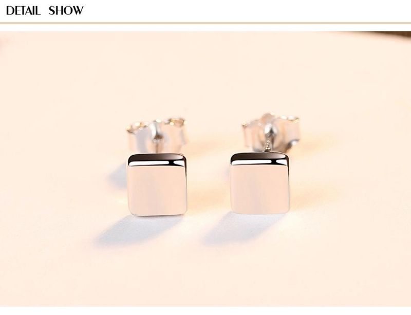 Fashion Jewellery Ear Studs Heart Design for Boys