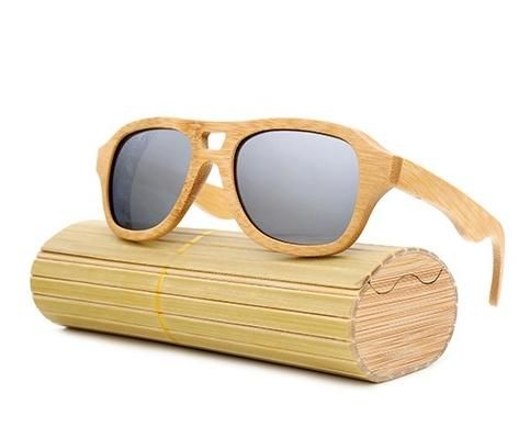 100% UV Protection Man Woman Wooden & Bamboo Sunglasses