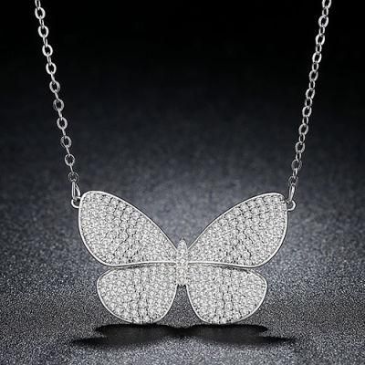 Fashion Butter Pendant Fashion Jewelry Micro Zircon Necklace