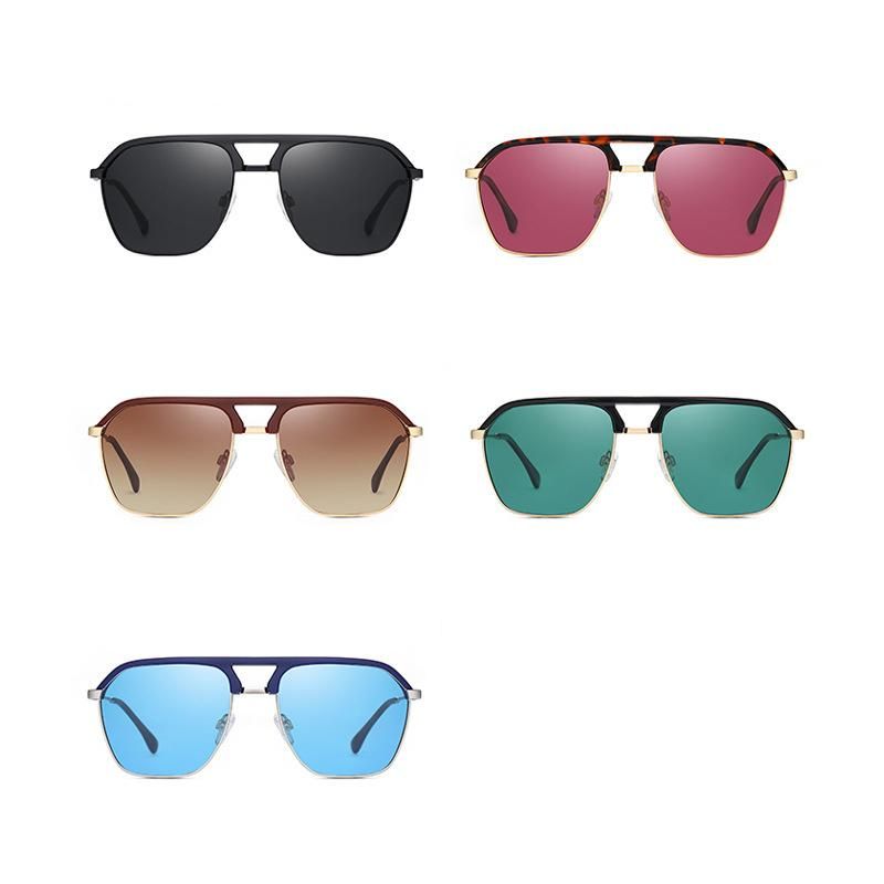 New Unisex Fashion Polarized Sunglasses Frame Glasses Driving Metal Men Tr90 3340